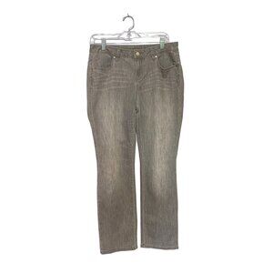 Jennifer Lopez Women's Gray Size 10 Straight Leg Jeans